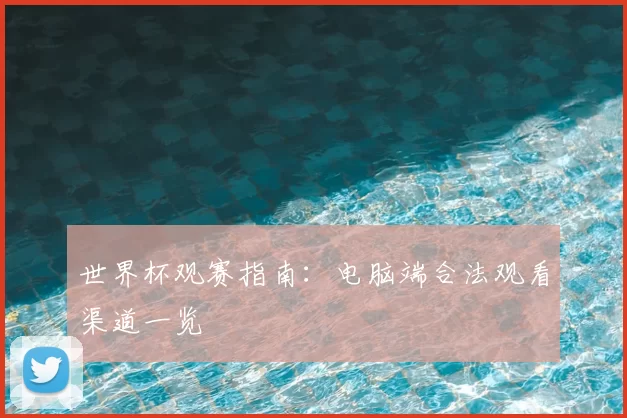 世界杯观赛指南：电脑端合法观看渠道一览