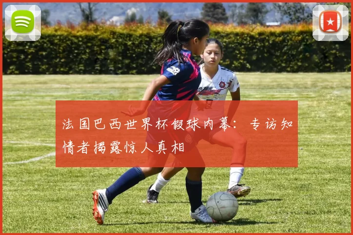法国巴西世界杯假球内幕:专访知情者揭露惊人真相